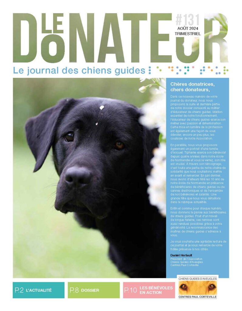 Couverture magazine du donateur 131